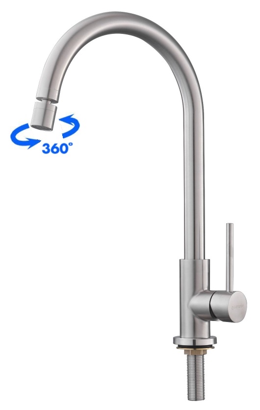 BOSHSINI Stainless Steel Kitchen Sink Cold Water Tap - BS 800